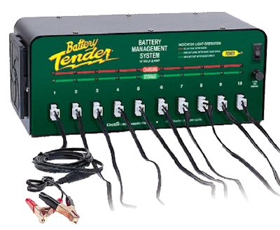 10 Bank Charger - 12V @ 2A